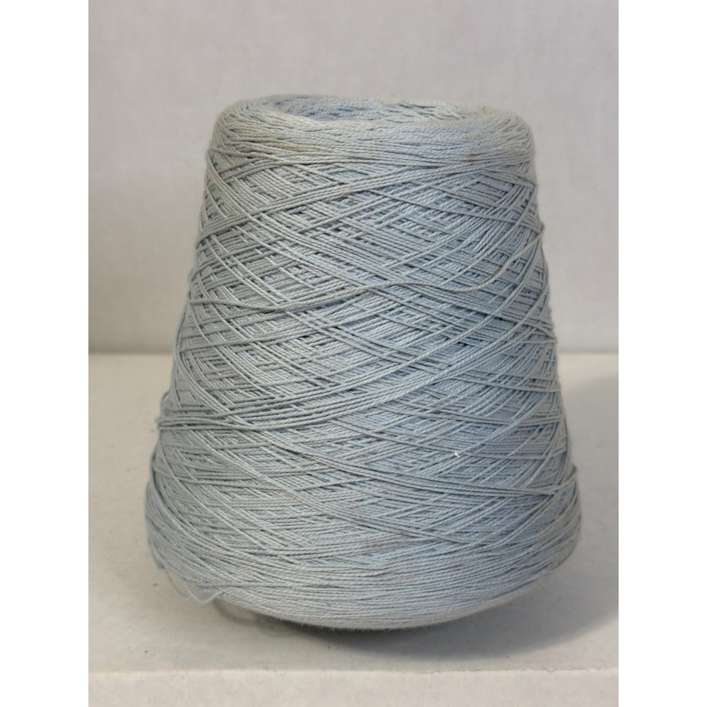 SCT 50/2 Supima Cotton Yarn Cone 100% Cotton Pale Blue Made in USA